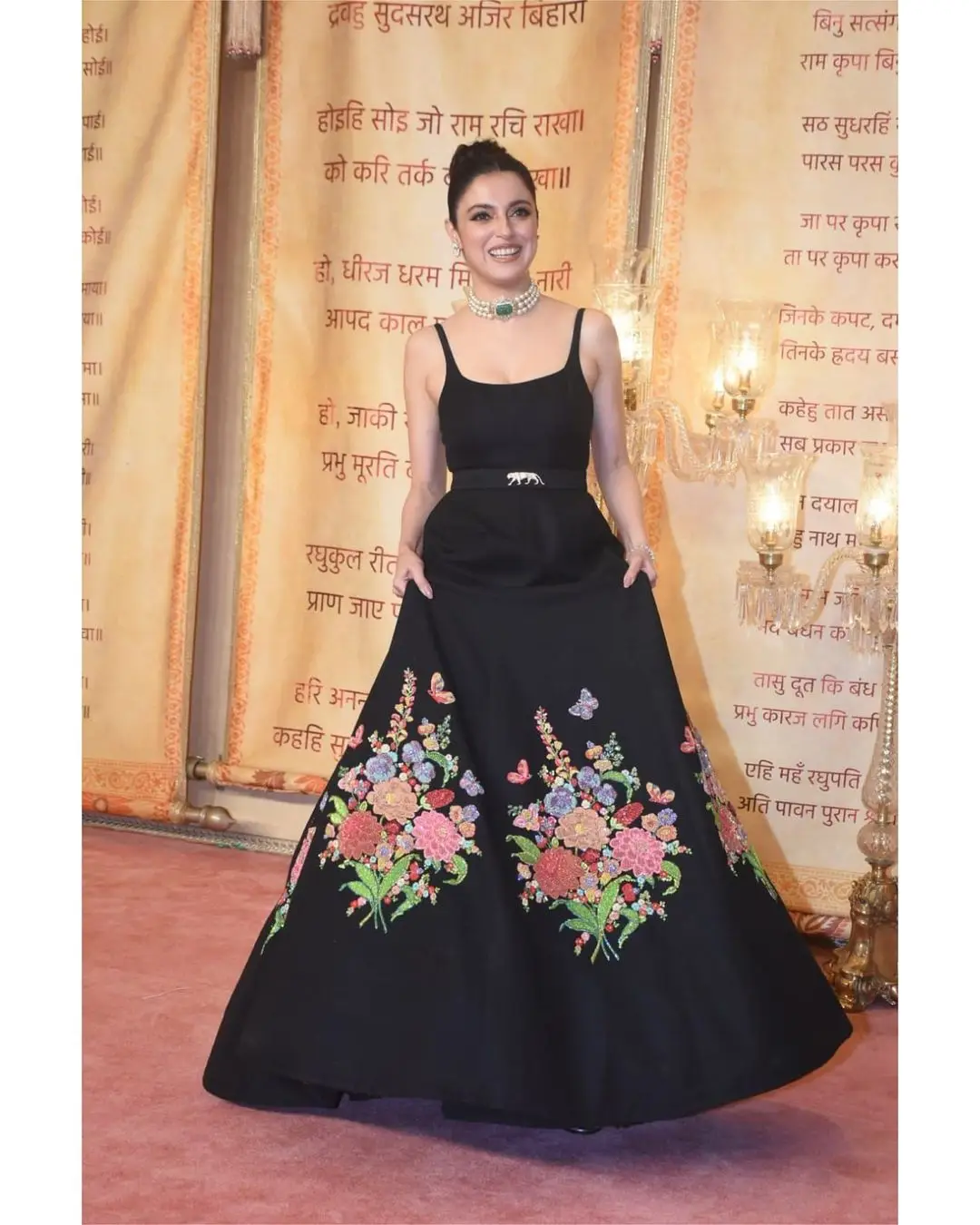 Hindi Actress Divya Khosla Kumar Stills In Black Gown